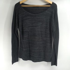 Peruvian Connection | Grey Pima Cotton Sweater S
